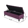 NicBex Contemporary Storage Bench Versatile Entryway Bench with Button Tufted Diamond Stitch for Bedroom, Hallway - 2 of 4