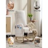 35.43"Modern Accent Rocking Chair Rocking Chair - 2 of 4