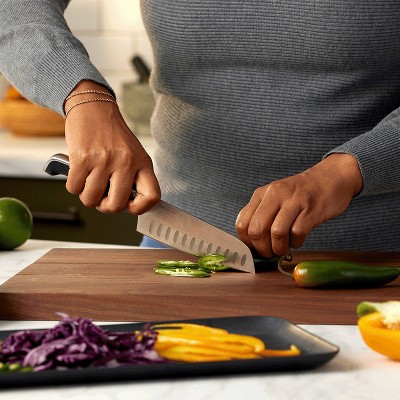 Calphalon Premier SharpIN Knife Set with Sharpening Knife Block, 15 Piece, Carbon Steel