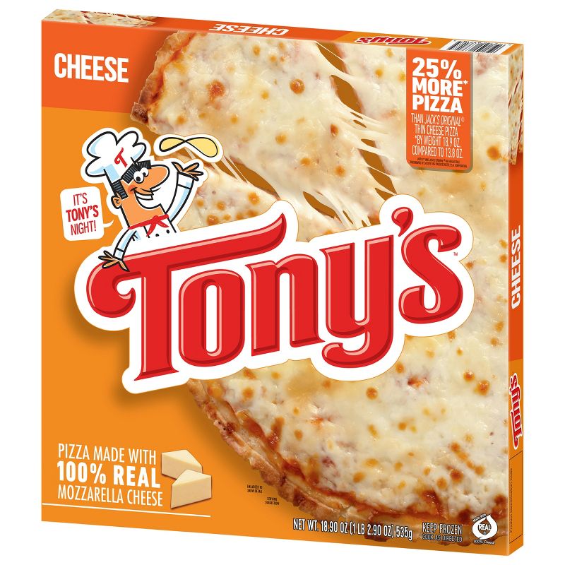 Tony&#39;s Pizzeria Style Crust Cheese Frozen Pizza - 18.9oz, 2 of 7