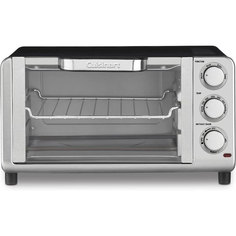 Cuisinart TOB-80FR Compact Broiler Toaster Oven Black - Certified Refurbished, 1 of 9
