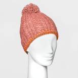 Women's Cable Beanie with Pom - Universal Thread™