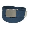 CTM Cotton Adjustable Belt with Nickel Finish Buckle (Pack of 3) - 2 of 4