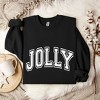 Simply Sage Market Women's Graphic Sweatshirt Jolly Varsity Thick Outline - 3 of 4