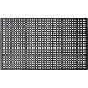 HomeRoots 36" X 36" Black Geo Circles Outdoor Rubber Door Mat - 4 of 4