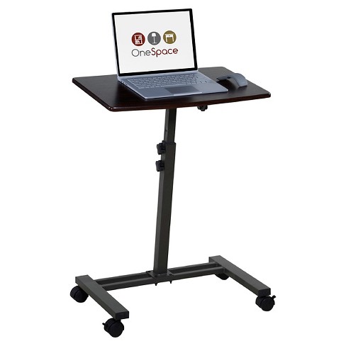 Mobile Stand Up Computer Desk Height Angle Adjustable Laptop Desk Home Office 