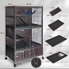 Coucheta 3-Tier Rolling Small Animal Cage - Large Metal Enclosure with Lockable Doors, Ramps & Hammock for Ferrets, Chinchillas and More - 2 of 4