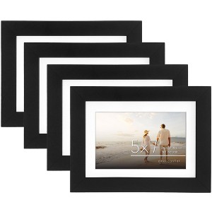 Americanflat Picture Frame with tempered shatter-resistant glass - Available in a variety of sizes and styles - 1 of 4