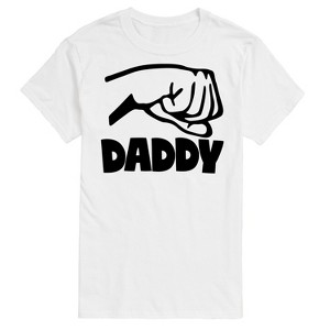 Men's - Instant Message - Daddy And Me Fist Bump Short Sleeve Graphic T-Shirt - 1 of 4