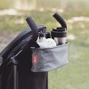 Diono Buggy Buddy Universal Stroller Organizer, Cup Holders, Secure Attachment, Zippered Pockets, Gray - 2 of 4