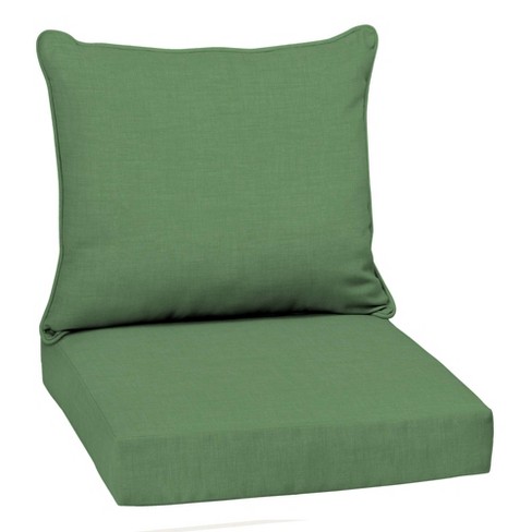 Leala Texture Deep Seat Outdoor Cushion Set Aqua - Arden Selections