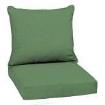Arden Selections Outdoor Deep Seat Set Leala Texture Moss