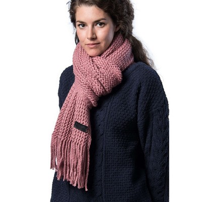 Mio Marino | Wide Knit Ribbed Scarf