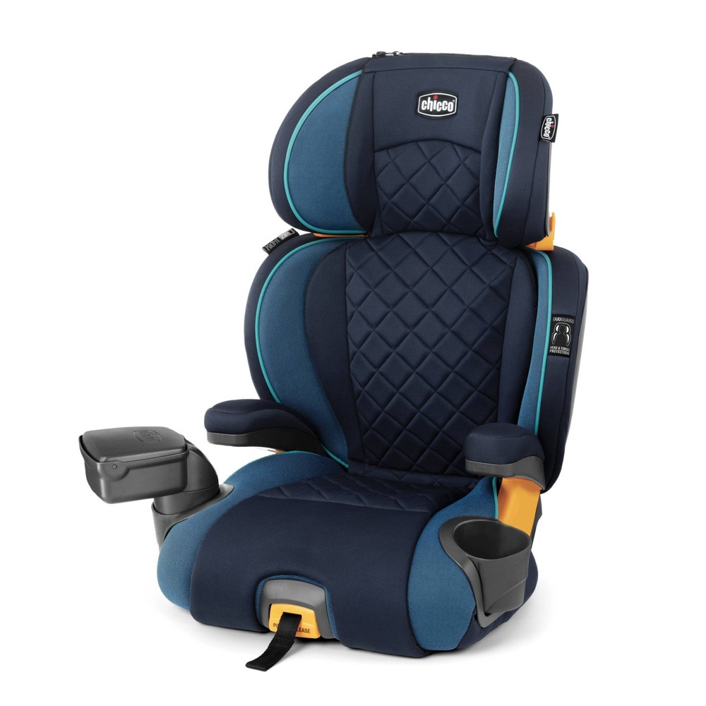 Photos - Car Seat Chicco KidFit Zip 2-in-1 Belt Positioning Booster  - Seascape 