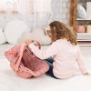 Bayer Design: Doll Deluxe Car Seat - Coral Pink Floral, For Dolls Up To 18" - 4 of 4