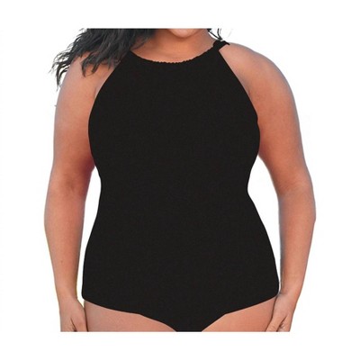 Women's Plus Size High Neck Tankini Top - Always for Me