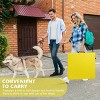 Syemin Folding Tables 4ft Folding Camping Table, Adjustable Height Portable Table, Heavy-Duty Picnic Table, Outdoor Patio Table, Yellow, 49.2"*24"*29" - 3 of 4
