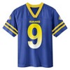 NFL Los Angeles Rams Boys' Short Sleeve Stafford Jersey - XS