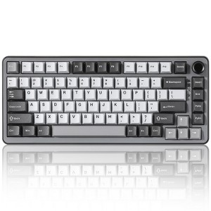 MaseiKar B75 PRO Wireless Mechanical Keyboard,75%Layout,Hot Swap Gasket Custom Structure,RGB Backlit,Bluetooth/Type-C/2.4G - 1 of 4