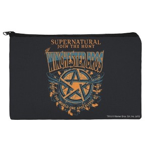 Supernatural The Winchester Bros Makeup Cosmetic Bag Organizer Pouch - 1 of 4