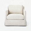 Vivian Park Upholstered Swivel Chair Cream - Threshold™ designed with Studio McGee - image 3 of 4