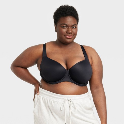 Women's Unlined Bra - Auden™ Black 44c : Target