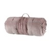 FONTOI 22"*6" Round Bed Pillow, Floor Pillow Cushion, Couch Cushion with Self Travel Wrap for Bed Couch Sofa Floor, Blush, 27"*3"*74" - 4 of 4