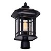 CWI Lighting,Blackburn 1 Light Outdoor Black Lantern Head - 3 of 4