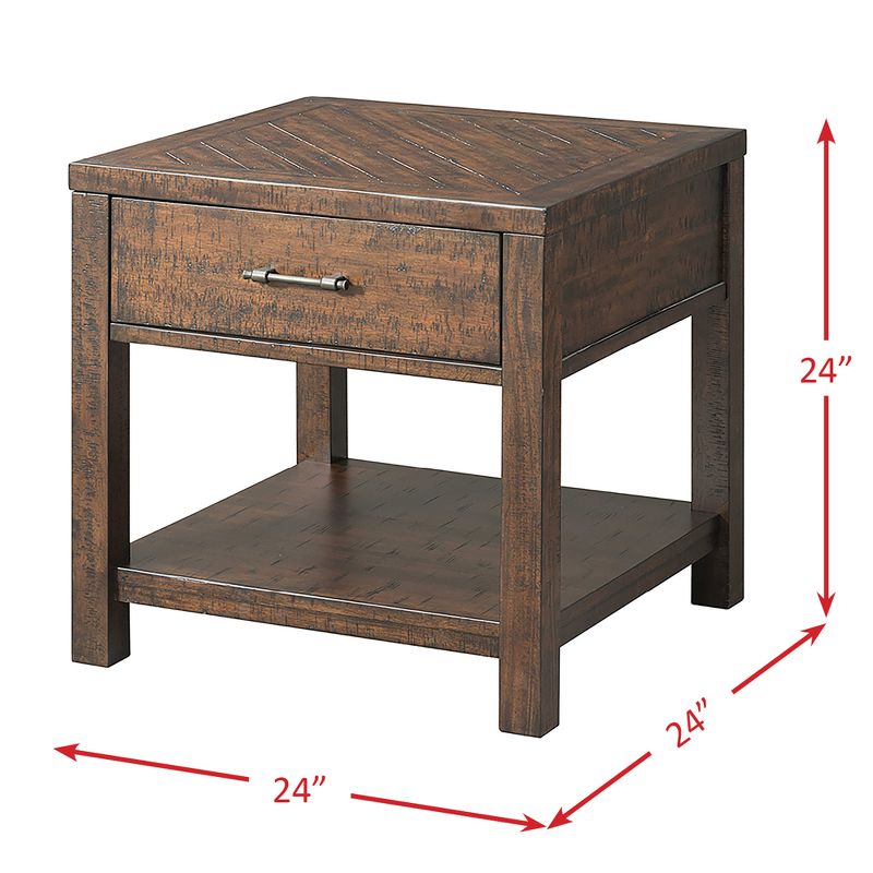 Dex End Table Walnut Brown - Picket House Furnishings, 5 of 6