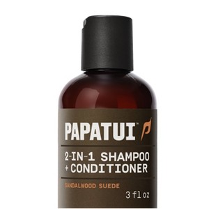 Papatui Mini Shampoo & Conditioner - Sandalwood Suede - 3 fl oz - 1 of 4