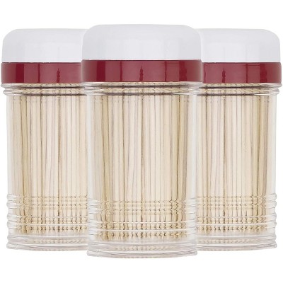 Everyday Shake-A-Pick Toothpicks with Dispenser, 200 Picks, Easy-to-Use Holder for Kitchen or Dining Table