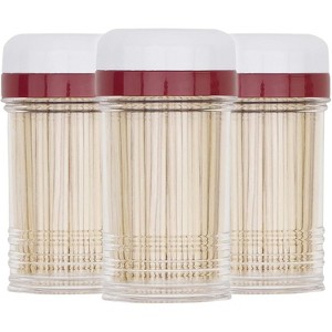 Everyday Shake-A-Pick Toothpicks with Dispenser, 200 Picks, Easy-to-Use Holder for Kitchen or Dining Table - 1 of 4