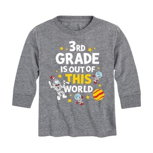 Boys' - Dr. Seuss - Third Grade Out Of This World Long Sleeve Graphic T-Shirt - 1 of 4