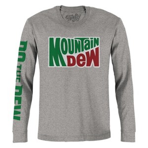 Tee Luv Mountain Dew Do The Dew Sleeve Print Long Sleeve T-Shirt - 1 of 3