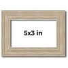PosterPalooza | 5x3 Thin Barnwood Picture Frame, UV Acrylic, 2 Finishes - Grey and Black - 2 of 4