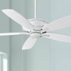 52" Minka Aire Modern Indoor Ceiling Fan White for Living Room Kitchen Bedroom Family Dining House Home Office - 2 of 4