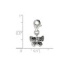 Black Bow Jewelry Sterling Silver Butterfly Clip-on Bead Charm - 2 of 4