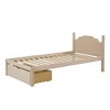 NicBex Full over Twin Bunk Bed Pine Triple Bed Frame with 2 Drawers, Inclined Ladder and Full Length Guardrail, No Box Spring Required - 4 of 4