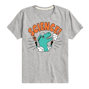 Boys' - Instant Message - Science Dinosaur Short Sleeve Graphic T-Shirt - 1 of 4