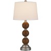 Cal Lighting Grange 100W Resin/Metal Table lamp with Taper Drum hardback Fabric Shade. Priced and Sold as Pairs - 3 of 4
