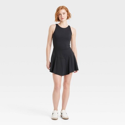 Women's Scallop Detail High Neck Active Dress - JoyLab™