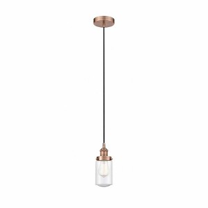 Dover - 1 Light Mini Pendant In Traditional Style-10.25 Inches Tall and 4.5 Inches Wide - 1 of 1