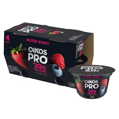 Oikos Pro Mixed Berry Greek Yogurt - 4ct/5.3oz_6