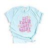 Simply Sage Market S.W.Smiley Let Your Light Shine Smiley Face Short Sleeve Tee - 2 of 4