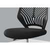 TiramisuBest Black Polyester Adjustable Ergonomic Armless Mid-Back Office Chair for Kids, Assembly Required - 2 of 4