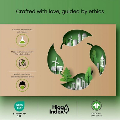 Light Gray Organic Cotton Standard/Queen Pillowcase Set