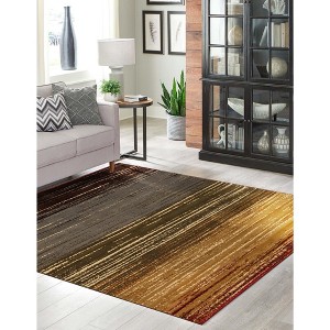 Unique Loom    Barista Mundo Nova Area Rug - 1 of 4