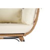 Wicker Egg Chair, Indoor Outdoor Lounger, With 5 Cushions, Egg Chair, Garden Rattan Egg Chair, For Patio, Backyard, Living Room, Bedrooms, Garden - 2 of 4