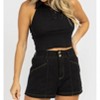 Women's COLLARED HALTER TANK - Bailey Rose - 2 of 4