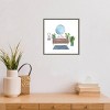 16" x 16" Bathroom I by Farida Zaman Framed Canvas Wall Art Green - Amanti Art: Serene Decor, Refreshing Scene - 4 of 4